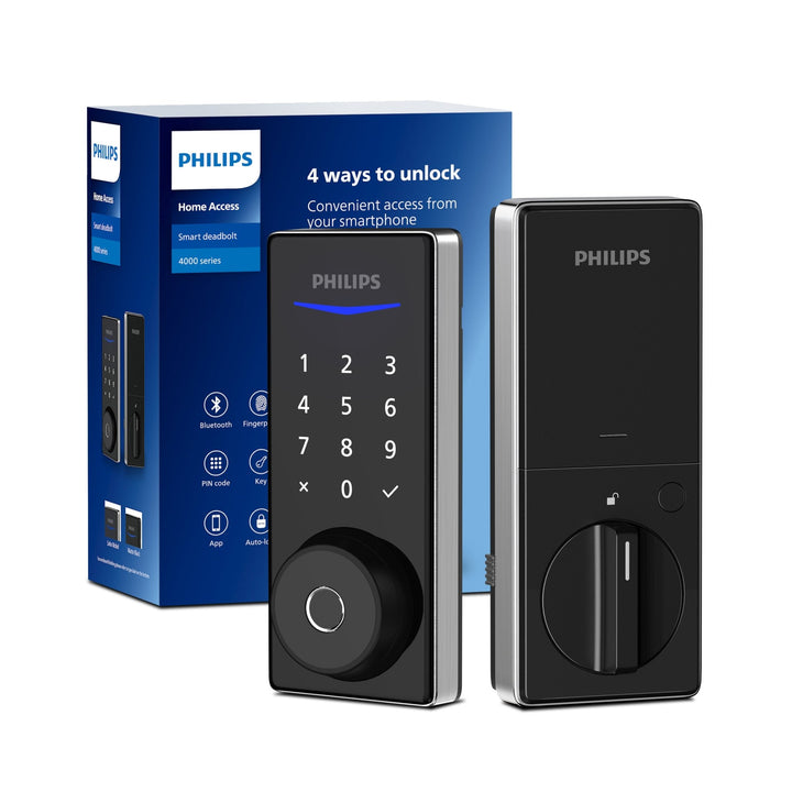 Philips Bluetooth Fingerprint Touchscreen Smart Deadbolt - Philips Home Access